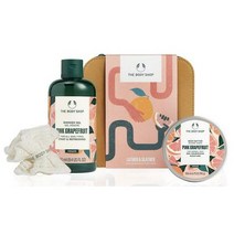 [더바디샵][선물포장] 핑크 그레이프후룻 3종 선물세트 (자몽 바디워시 바디크림 샤워볼) AR23, 단일속성