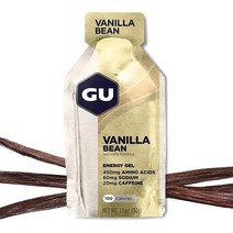 GU Energy 오리지널 스포츠 뉴트리션 에너지 젤 어솔티드 프푸티 맛 24개입, Vanilla Bean