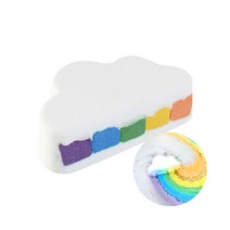 더허브샵 레인보우 버블 배쓰밤 140g 바디워시 거품 목욕, 블루오션
