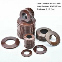 태엽스프링 토션 인장 스프링 30pcs 60si2mna belleville 압축 와셔 디스크 외경 81012 5mm 내경 4 2 6 2mm 두께 0 2 0 7mm, 16 x 8.2 x 0.6mm