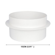 주방 후드 환풍기 댐퍼 드래프트 차단기 환기 체크 밸브 드래프트 백 셔터 인라인 덕트, 1pcs-15cm