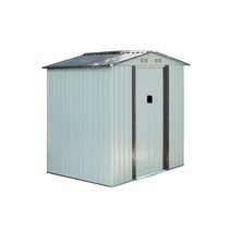 호레움 다용도 조립식창고 스틸창고 보관함, 회색 및 흰색 181x193x133 자가설치