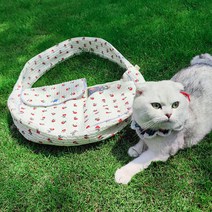 캐리어 이동장 강아지 고양이 강아지 백팩 산책가방 슬링백 반려견 고양이, 꽃패턴
