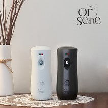 올센느 방향제 자동분사기 화장실 실내 사무실 업소용 향수 향캔 디스펜서 (버튼 분사 가능), 2.블랙(기기단품)