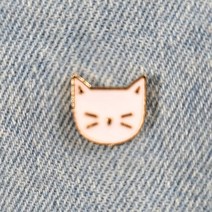 BC044 고양이 웃음 이모티콘 귀여운 케릭터 배지 뱃지 빼찌