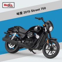 Maisto 118 할리 2006 VRSCR 스트리트 로드 다이캐스트 합금 오토바이 모델 장난감 B435, 1.2015 Street 750