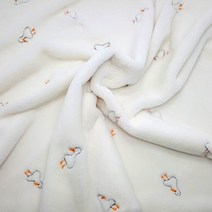 털원단 페이크 퍼원단 밍크원단 인조털천 10mm 오리 자수