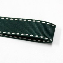 선물포장리본 꽃포장리본 골지 스티치 리본 (폭 5mm 길이90m)(폭 10mm/15mm 길이 45m), 12(다크그린)