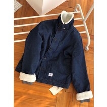 더블탭스 wtaps 남성 양모 데님 재킷 Nishiyama Toru Shawn Yue 같은 일본 두꺼운 면화 코트 커플 재킷