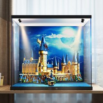 LEGO 71043 해리 포터 호그와트 성 아크릴 디스플레이 상자 레고 블록, 71043호그와트성74x49x64cm(3mm), 전시장급 LED조명 배치(도화전용테마)