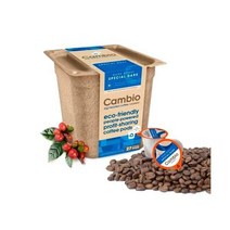 Cambio Roasters® 커피 포드 재활용 가능한 1인용 K 컵 스페셜 다크 로스트 이지 필 뚜껑과 호환 저산성 다크 로스트 27개 태양 에너지로 포장, 스페셜 다크_27개(1팩)