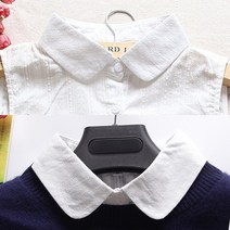 미르마루 목만 있는 레이어드 페이크 넥카라 EE + 파우치 세트