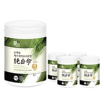 순백령 제주 샘물 무농약 어린 새싹보리 분말 100%, 5세트(1.2kg)