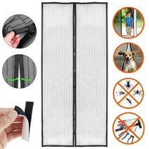 anti-mosquito anti-fly screen 마그네틱 도어 커튼 top-to-bottom seal snaps 자동 여름 홈 액세서리, 이탈리아, 90X210cm