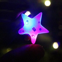 파티해 LED 플래시라이트 뱃지, 별
