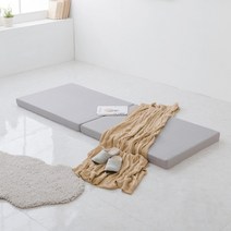 [2단 접이식MS 멀티싱글]국내생산 7.5cm토퍼 매트리스