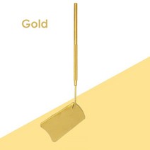 하트 모양의 달 속눈썹 연장 거울 스테인레스 스틸 대형 메이크업 미용 도구 액세서리, [17] Sector-Gold