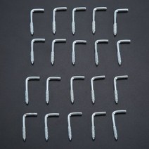 나사형 컵 액자 식물 램프 조명 식물 커튼 네트 와이어 볼트 나사 나선형 행거 L 컵 20 개 10 개 5/2 개, 25mm 20pcs