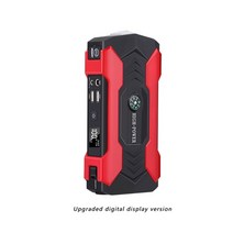 무소음발전기 소형 캠핑 400a car jump starter power bank 비상, 디지털 디스플레이 레드