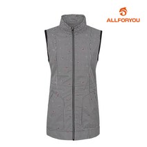 [올포유] 여성 체크 집업 베스트 AWVEI7333-199_G