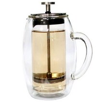 진공 커피 여과기 유리 커피 메이커 프레스 600ml, 단품