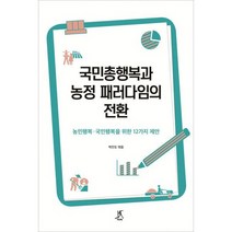 국민총행복과 농정 패러다임의 전환 : 농민행복 국민행복을 위한 12가지 제안