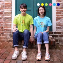 2022 교회티 God is Creator star 성인 교회 단체티 주문 제작