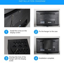 컴퓨터 오픈 케이스 개방형 공랭식 데스크탑 전원 공급 장치 게임 htpc 호스트 미니