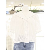 주크 (행사) [주크] 프릴 카라넥 볼륨 블라우스 (Z222MSC042)