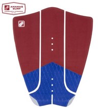 서프 패드 서핑보드 서핑 보드 3 롱 트랙션 테일 그립 데크 매트 미끄럼 방지 개, 버건디