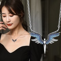 천사목걸이 여성 수호천사 악세사리 쇄골 펜던트