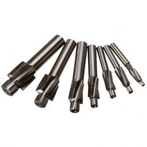 7pcs M3-M12 카운터 보어 밀링 커터 고속 강철 파일럿 슬롯 팅 공구 엔드 밀 슬롯 드릴 비트 세트, 하나, 은