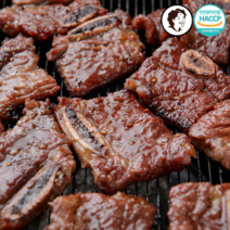 생초할매 양념LA갈비 1kg 라갈비 프리미엄 초이스급 갈비, 양념LA갈비(1kg) 2팩, 2개