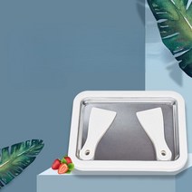 아이스크림기계 상업용 아이스크림 메이커 요구르트 냉동 팬 미니 튀김 압연 스테인레스 스틸 튀긴 얼음 트, 01 Stainless steel