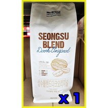 노브랜드 파랑 성수 블렌드 다크 오리지널 커피 원두 100% 1키로 X 1개 NOBRAND SEONGSU BLEND DARK ORIGINAL, 1KG