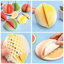 메모지 과일메모지 다꾸 다이어리꾸미기 입체메모지 사무용품 판촉 문구용품 포스트잇 떡메모지, 디자인랜덤