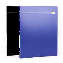 (문방) A4 MAX 20P 밴드화일노트 1권 악보화일 성가대 합창단, 파랑