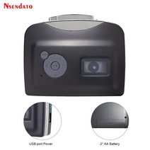 휴대용 카세트플레이어 휴대용 Ezcap230 USB 카세트 신호 변환기 테이프 MP3 음악 레코더 플레이어 플래시, 한개옵션0