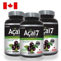 (3팩할인세트) 브라질 아사이7 아사이베리 프리미엄 100배농축 200mg 200캡슐 AC21