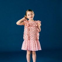 리틀스텔라 핑크 팝 스타 프릴원피스FSPMCOV908M