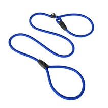 팝독스트링 방폭펀치 P체인산책독견인끈탈탈방지중대형견매개끈, 블루, 0.6*120Cm