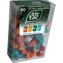 Tic Tac Spender Box 틱택 스펜더 60개 미니박스, 1팩