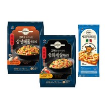 (에이브쇼핑) 고메 삼선해물볶음밥840g + 고메 중화게살볶음밥840g + 고메 케이준프라이즈 피자 145g, 1세트
