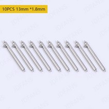 시계줄줄이기 손목시계약교체 시계배터리교체 직경 1.8mm 시계 핀 펩에어 도구 및 키트 10 개 퀵 릴리스 스트랩 스프링 바 18MM 20MM 22MM 23MM 16MM 19MM