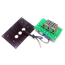 자동온도조절기 온도 조절기 고온 및 저온 알람 2 릴레이 출력 DC12V/24V 냉온수 자동 스위치, 01 24V