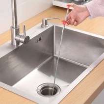 [워버플] 하수구 이물질 제거 집게 배수구 막힘 제거 60cm