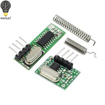 아두이노 키트 코딩 입문 교육 보드 점퍼선 433 Mhz 수퍼 헤테로 다인 RF 수신기 및 송신기 모듈 Arduino u, 한개옵션0
