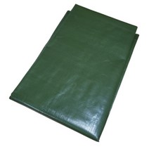 방수 타포린 천막 최고급지 그라운드시트 캠핑 방수포 덮개 야적, 1.8m x 2.7m, 카키