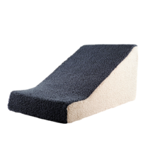 8deco 슬라이드 계단(스펀지포함) 대형 펫스텝, 블루베이지