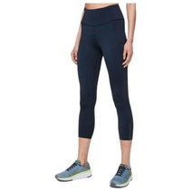 룰루레몬 상의 LULULEMON 패스트 앤 프리 하이라이즈 크롭 23